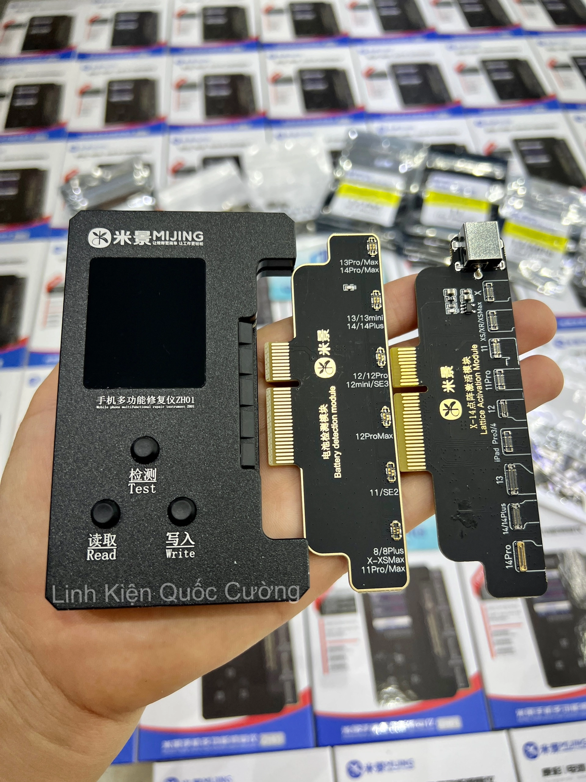 Box ZH01 Mijing Sửa Fix Face , Pin , Truetone